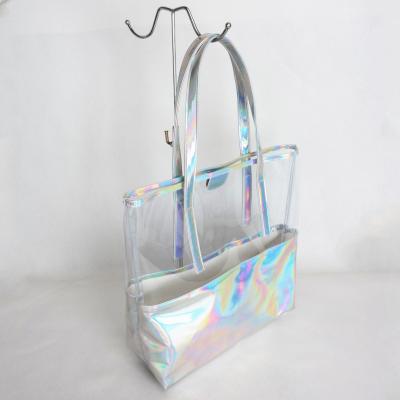 China High Quality Silver Waterproof Custom Logo Luxury High Quality Shopping Bag for sale