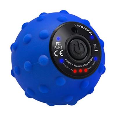 China OEM Wholesale Feature Silicone Yoga Quick Massage Ball Mini Electric Fascia Fitness Yoga Vibrating Ball for sale