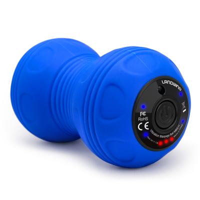 China Amazon Amazon Refillable Soft Rubber Roller Yaga Massage Eco-Friendly Hot Selling Vibrating Ball for sale