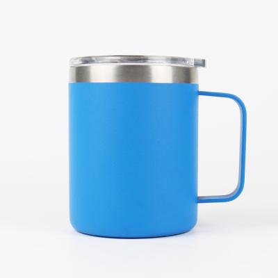 China Viable Double Wall Milk Free BPA 12oz 24oz Beer Mug Stainless Steel Drinking Insulated Coffee Mug With Handle for sale