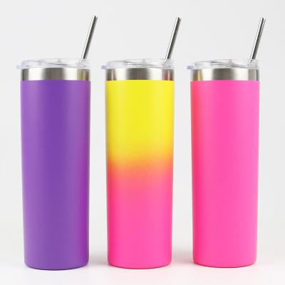 China Sustainable Stainless Steel Tumbler Vacuum Insulated Tumbler With Powder Coat for sale