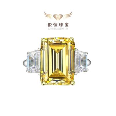 China Other 023New8Carat cut10*14Simple green and elegant weddings925Silver ring for sale