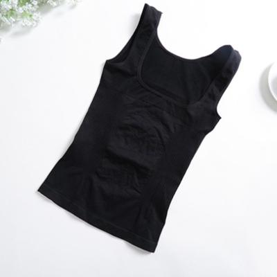 China Antibacterial Shapewear Hot Tummy Control Sweat Slimming Vest Shaper Waist Trainer Corset Vest For Weight Loss for sale