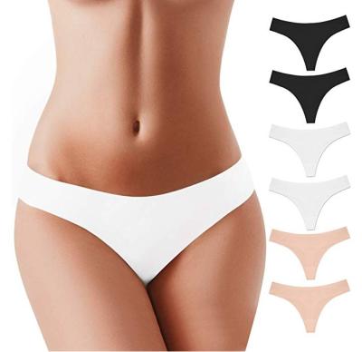 China S-XL Women Sports Breathable Thongs Low Rise Power Sheer Stretch No Line T Back Seamless Panties for sale