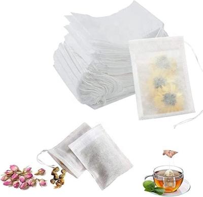 China Disposable Drawstring Sealed Wine Pedicure Herb Soaked Spice Cotton Tea Bag Coffee Filter Mesh Bag Food Tea Filter Bag for sale