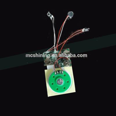 China Environmental Custom Mini Push Button Recordable Sound Module For Greeting Cards / Toy for sale