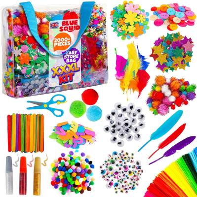 China Educational Kid Toys 2022 Hot Selling Creative Handmade Children Diy Open Kit Children's Bonding Art Toys Enhance Children's Handy Ability Toy for sale