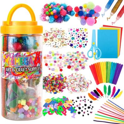 China Educational Child Toys Hot Selling Creative Supplies Arts Set Craft Kit For Kids Craft Education DIY Making Children Art Felt Sock Creative for sale