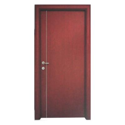 China Modern Simple-open Bedroom Wooden Door Monochrome Classic Interior Wood Door for sale