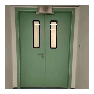 China Modern bacterial proof medical herametic door; hpl hospital door; clean laminated wooden patientroom door for sale