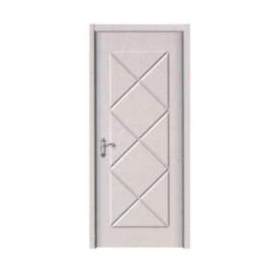 China Modern Coated MDF Composite Door Laminate Veneer Flush Interior Door PVC Wood Door for sale