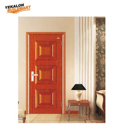 China Waterproof Wood Panel Carving Single Door Teak Wood Main Door Designs for sale