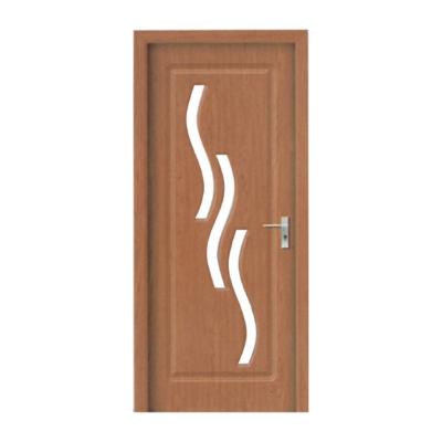 China Yekalon Modern Flush Door Interior Door Series Modern Flush Door MDF Entry MDF Glass Door for sale