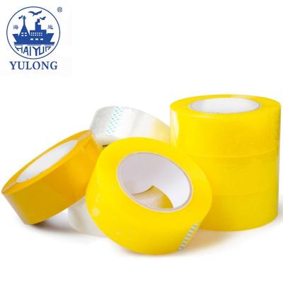 China Waterproof No Fade Jumbo Ordinary Transparent Carton Packing Tape Rolls Packing Tape for sale