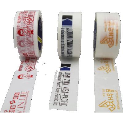 China Different Types Waterproof Discount Packing Tape 100m Packing Tape With Custom Printed Logo Printing Tape for sale