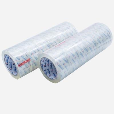 China Free Sample Single Sided Express Packing Tape Economic Super Transparent Sealing Adhesive Tape Waterproof for sale