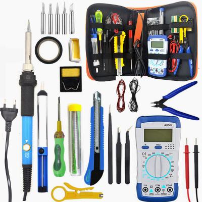 China Machinery Repair Shops Welding Iron Kit 60W Electric Welding Iron Kit Tool Kit With Temperature Controller for sale