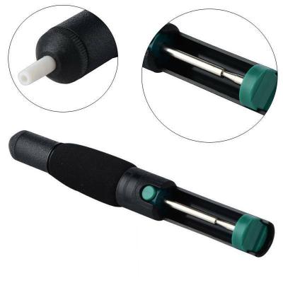 China NEW MODEL POWERFUL PLASTIC HANDLE Suction Can Tool Desoldering Soldering Sucker Soldering Iron Pump for sale