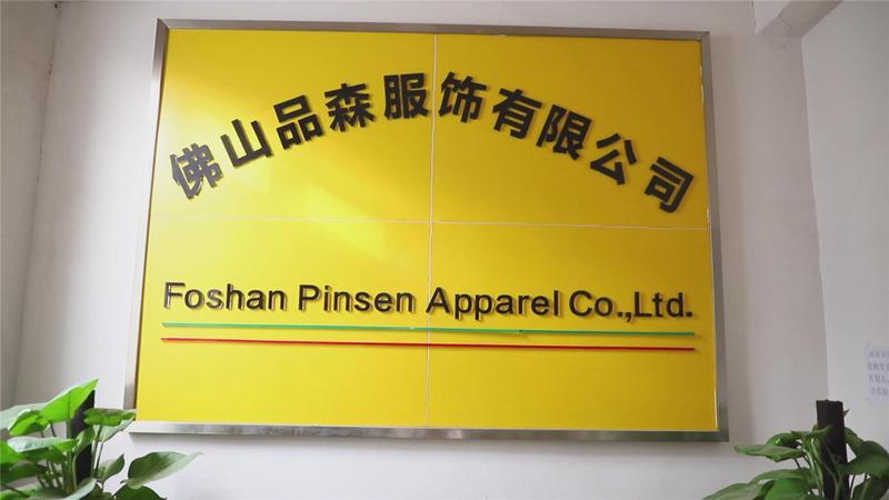 Verified China supplier - Foshan Pinsen Clothing Co., Ltd.