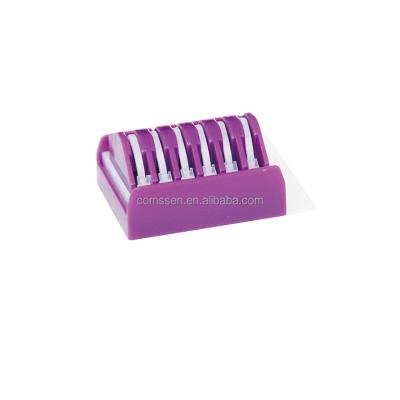 China Teleflex Metal Edge-O-Lok Polymer Ligating Staples WECK for Laparoscopy, 544240, L, Purple for sale