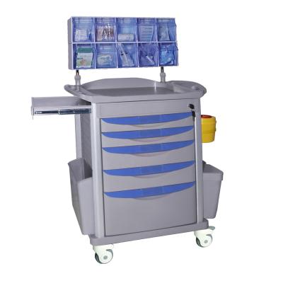 China High Quality Metal ABS Type Hospital Trolley Drug Trolley Te koop