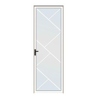 China Easily Assembled Narrow Frame High Quality Shower Aluminum Frame Frosted Glass Bathroom Door For Villa for sale