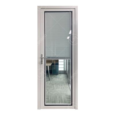 China Waterproof Modern Heavy Duty Aluminum With Privacy Shutter Swing Door Aluminum Casement Doors For House for sale