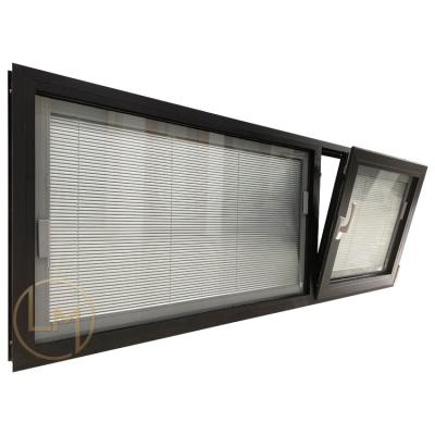 China Magnetic Screen German Aluminum Profile Tilt And Turn Open Swing Windows Roller Shutter For Villa for sale