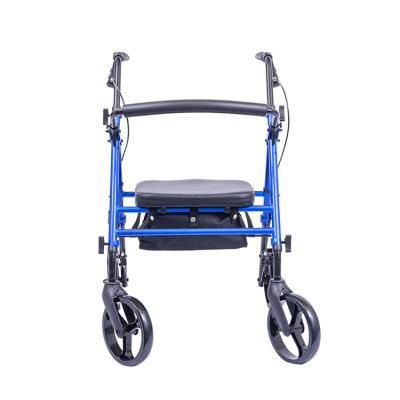 China China Factory Price Lightweight Folding Walker Stroke Walking Aids With Wheels for sale