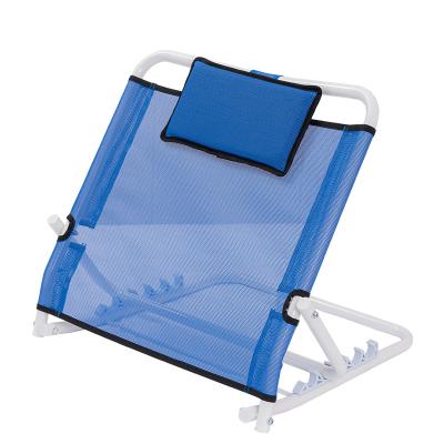 China Iron & Nylon Cloth Foldable Player Mat With Adjustable Backrest Bed Backrest for sale