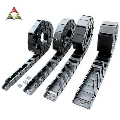 China Bridge Type Cable Drag Slitter 18*25 Series Pa66 (Nylon) Chain for sale