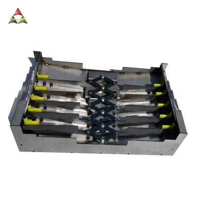 China Machine Tool Guide Rail Guard Steel Telescopic Protect Slide Way Bellows Cover for sale