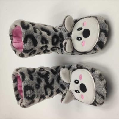 China Lightweight Kids Boots With Animal Face , Cute Warmer Ang Color for sale