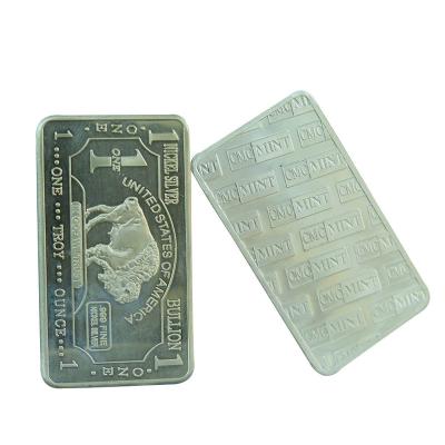 China Europe 1 oz Silver Nickel Buffalo Bar A124 for sale