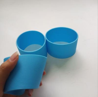 China Silicone Silicone Sleeves Glass Water Bottle With Silicone Sleeve for sale