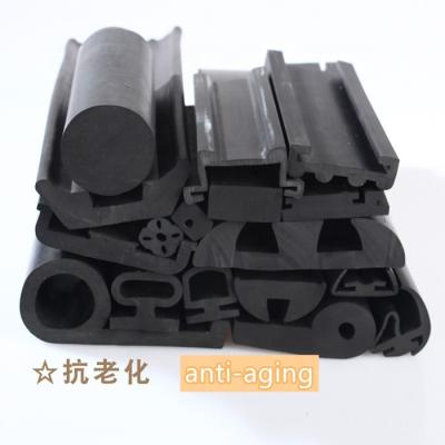 China Resistance to ultra-violet (UV) shaped rubber strips for sale