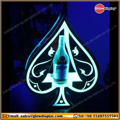 China Highlight for your Bar Bottle or Armand De Brignac Champagne Bottle Presenter Bottle Glorifier Show VIP Bottle Serving Tray for sale