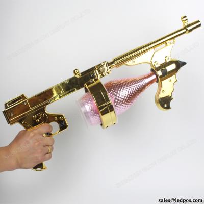 China 3 Color Champagne Gun Pourer High Quality For Nightclub Party Celebrate Event 61*21*14cm for sale