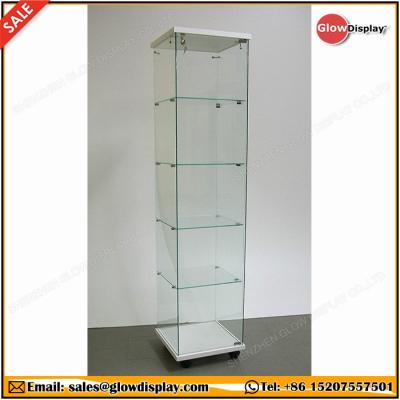 China full glass display case vision glass case showe case stand display DS74038 for sale