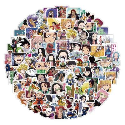 China Waterproof+Eco-friendly 60Pcs Anime Collect Collection Compound Stickers For Boys Mug Laptop Guitar Luggage Waterproof Vinyl Sticker for sale