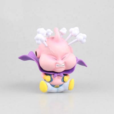 China Waterproof Funny Angry Buu Figure Anime Car Decoration For Boy Kids Table Office Home Decor Figure Set Toy for sale