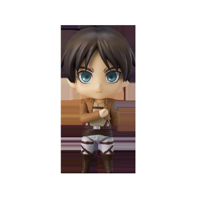 China Wholesale Cute Waterproof Q Version Anime Attack On Titan Action Numbers For Boy Kid Toy Eren Jaeger Doll Gifts Desktop PVC for sale