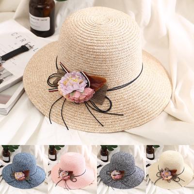 China Straw Beach Hats Wholesale Custom Panama Eco-Friendly Sun Grass Kids Funny Hat Bucket For Men Women Raffia Sombrero De Playa Para Mujer Hat for sale