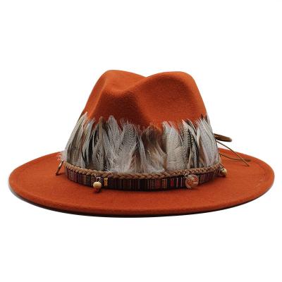 China 2021 New Vegan Fedora Hat image fashion solid color polyester cotton material for sale