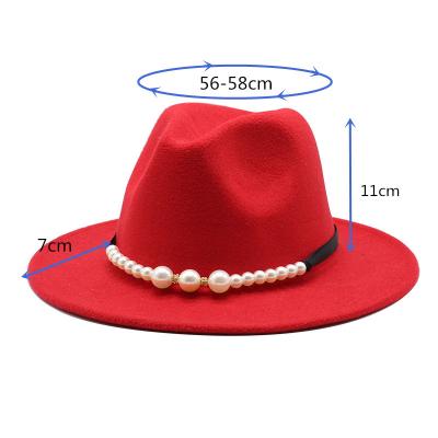 China Image Solid Color Polyester Cotton Vegan Fedora Material Fedora Hats For Women Men Party Music Festival Fashion Fedora HatsHot for sale