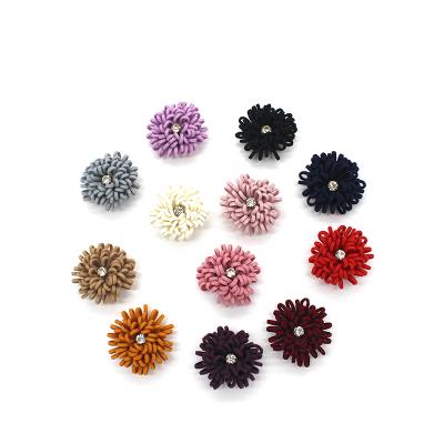 China New Fashion Fashional Decorative Handmade Flowers Cloth Handmade Accessories Flower for sale