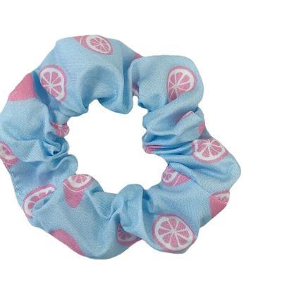 China Fashional Fashion Large Intestine Hair Circle Bath Hair Scrunchies Plaid Large Intestine Hair Circle Woolen Accessories For Women for sale