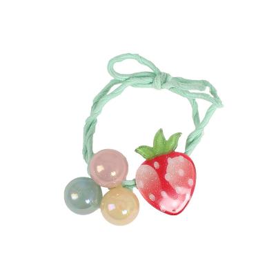 China Fashional Fashion Cardboard Hair Accessories Women Simple Hair Ties Candy Rubber BandHot Selling Products for sale