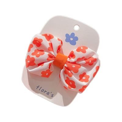 China Fashional 2021 Lovely Cloth Flower Hairpin Girls Hair Bow Hair Clip Sets For Girls Hair Accessories Children for sale