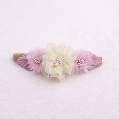 China Fashional 2021 Hot Selling Hair Band Children's Belle Flower Hair Set Baby's Flower Hair Accessories Band for sale